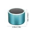 thumbnail image 3 of Altavoz Bluetooth con perilla magnética colorida y creativa, estéreo portátil, resistente al agua, con micrófono incorporado para acampar en interiores y exteriores, sistema de audio de plástico., 3 of 6