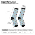 thumbnail image 2 of Sigee Dachshund Dog for Contrast Design Soft Moisture-Wicking Socks Crew Casual Athletic Stretchy Loose Middle Tube Socks, 2 of 6