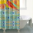 thumbnail image 5 of Vintage Rustic Tribal Shower Curtain 72x84 Inches Quick-Dry Polyester Curtain with Plastic Hooks Ethnic Artistic Boho Style, 5 of 5
