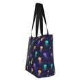 thumbnail image 3 of Kdxio Sea Jellyfish Women Reusable Grocery Bags Foldable Ripstop,Reusable Shopping Bags for Shopping,Gym,Gift, 3 of 7
