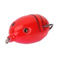 thumbnail image 2 of Señuelos de pesca artificiales realistas, forma de rana de silicona, cebos suaves, accesorio para aparejos (rojo), 2 of 8