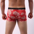 thumbnail image 4 of Ketyyh-chn99 sous-Vêtements pour Hommes Caleçons Courts en Coton sous-Vêtements Hommes Boxeurs Respirants Rouges,TG, 4 of 5
