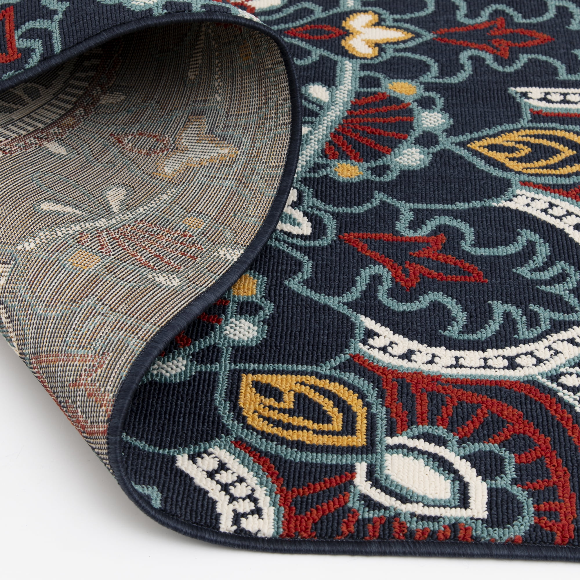 Mainstays 5'x7' Primary Medallion Outdoor Rug