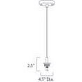thumbnail image 2 of ET2 ES91001-SN Carte 1-Light Pendant Frame, 2 of 2