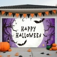 thumbnail image 4 of Diceymbol Halloween Garage Door Cover 157x73 Inch Polyester Holiday Decor 1-Piece, 4 of 7