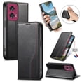 thumbnail image 3 of FOXDOCK Wallet Case for Motorola Edge 50 Fusion , PU Leather Flip Cover with Elastic Anti-Slip Hand Strap, Card Slots, 3 of 6
