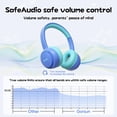 thumbnail image 3 of Auriculares infantiles Gorsun Bluetooth 5.3 45H Play Time Blue, 3 of 7