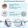 thumbnail image 6 of IC ICLOVER 4 Packs Submersible LED Pool Lights with Remote RF, IP68 Waterproof Color Changing Pond Light Magnetic Bathtub Fountain Hot Tub Lights Decor Home Party Vase Wedding Christmas Halloween, 6 of 9