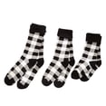 thumbnail image 6 of Seyurigaoka Christmas Parent-child Stockings, Snowflake and Santa Claus Printed Pattern Socks, 6 of 6