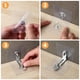 thumbnail image 4 of 12 piezas de anclajes para muebles, sin perforaciones, adhesivos, para evitar caídas en gabinetes, ganchos para muebles del hogar, 4 of 7