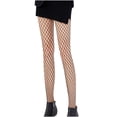 thumbnail image 4 of IROINID Bas-Collants Réduits pour Femmes Bas de Compression Cuisse Aguichant Résille Collants Doux Lingerie Transparents Bas-Collants Érotiques Bas en Filet, 4 of 5