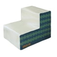 thumbnail image 1 of DOLITY Dog Stairs 2 Step Sturdy Puppy Ramp High Density Sponge for Older Dogs, Cats green, 1 of 9
