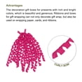 thumbnail image 3 of Large Curly Bows for Gift Wrapping Curling Ribbon with Self Adhesive for Gift Wrap Presents Hair Christmas Rose Red, 3 of 7