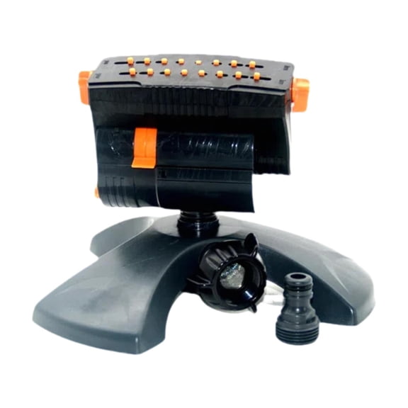 Oscillating Lawn Sprinkler Watering System with 16 Hole Nozzles for Large Area Garden and Yard Care