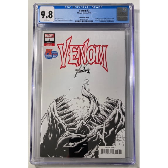Venom #3 - CGC 9.8 Comic Book