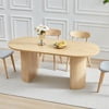 Semi-circular legs-Natural