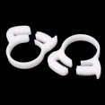 thumbnail image 3 of 21.5mm-23.5mm Double Gripping Ratchet Plastic Hose Clamps Fasteners White 4 Pcs, 3 of 5