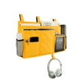 thumbnail image 2 of Surblue Bedside Caddy Hanging Bed Organizer Storage Bag Pocket for Bunk 8 Pockets, Yellow, 2 of 5