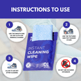 thumbnail image 5 of Shoe Potion Sneaker Cleaning Wipes, Fast and Superior Clean, Textured Raised Dots, Pre-Moistened for Effective and Instant Cleaning - Pack of 15 (WIPES), 5 of 6