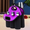 thumbnail image 1 of Bolsa de mano BLESIY para transportar vino funda aislante rosa, 1 of 8