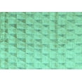 thumbnail image 1 of Ahgly Company Machine Washable Indoor Rectangle Solid Turquoise Blue Modern Area Rugs, 8' x 10', 1 of 4