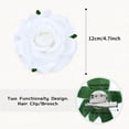 thumbnail image 2 of 16 Pack Big Rose Flower Hair Clips Brooch Pins Accessories for Women Girl Bridal (16PCS S1), 2 of 4