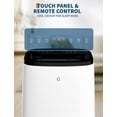 thumbnail image 2 of 15000 BTU Portable Air Conditioner with Dehumidifier & Fan - 3-in-1 Cooling Unit for Rooms Up to 850 Sq.Ft, 100Pints/Day Dry Mode, 50dB Ultra Quiet, Self-Evaporative, Window Kit Included, 2 of 8