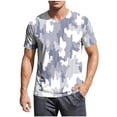 thumbnail image 2 of Vetsdori Mens Short Sleeve Shirts Breathable Sport Pullover Summer Fashion Shirts Casual V-Neck Stylish Tops for Men, 2 of 6