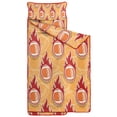 thumbnail image 2 of Orange Flaming Footballs Pattern Toddler Nap Mats for Kids Preschool,Sleeping Mat Bag or Kids,Toddler Sleeping Bag,Toddler Nap Mat or Daycare, 2 of 6