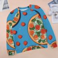 thumbnail image 6 of Fun Pizza Mom Sweatshirt For Women Long Sleeve Pullover, 6 of 7