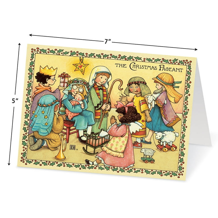 Mary Engelbreit Holiday Xmas Cards Value Pack, 20 Sets, 5