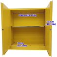 thumbnail image 2 of 99 Gallon Safety Fireproof Chemicals Storage Cabinet Fireproof  Adjustable Shelf Storage Box, 2 of 10