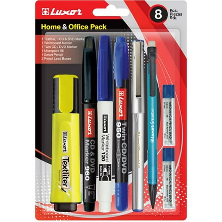 Luxor 20 Piece - Luxor 2323649 Home & Office Pack - 8 Piece - Case of 72