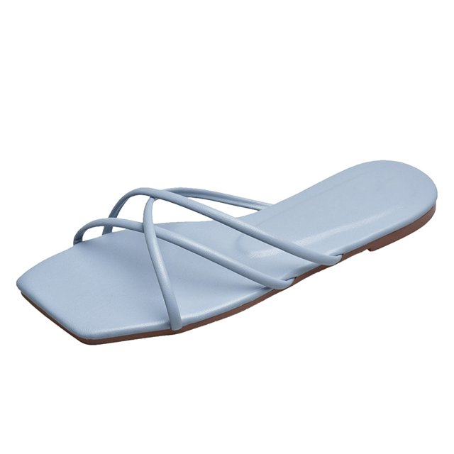 DAFEI Sandales d'Été Sandales d'Été Pantoufles d'Intérieur pour la Maison Pantoufles Simples pour Dames Chaussures Décontractées Sandales d'Été pour Femmes