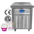 thumbnail image 2 of Kolice Commercial 21"X21" Single Square Pan Fried Ice Cream Roll Machine-ETL NSF, Smart Temperature Control, 2 of 8