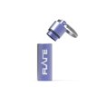 thumbnail image 2 of Cápsula FLARE AUDIO morada impermeable de aluminio con llavero, 2 of 5