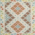 thumbnail image 1 of Ahgly Company Machine Washable Indoor Square Contemporary Camel Brown Area Rugs, 3' Square, 1 of 7