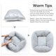 thumbnail image 5 of Square Cat's House Bed For Cats Dog Mat Warm Sleep Cat Nest Cushion Dog Puppy Couch For Dogs Basket Plush Pet Accessories Winter ShopWise Round, 5 of 20