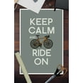 thumbnail image 2 of Keep Calm and Ride On - Lantern Press Artwork (12x18 Art Print, Wall Decor Travel Poster), 2 of 3