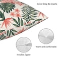 thumbnail image 4 of Rateoe Lilies Flowers Pattern Throw Pillow Cover Premium Pillow Stuffer Sham Square for Decorative Cushion Bed Couch Sofa(Pillow insert not included), 4 of 8