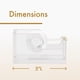 thumbnail image 4 of Dispensador de cinta adhesiva OfficeGoods, acrílico, moderno, dorado, 4 of 7