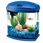 Aqueon MiniBow Aquarium LED Starter Kit, 1 Gallon, Blue