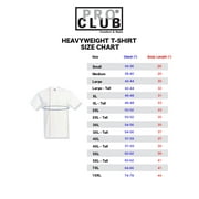 Pro Club Men's 3-Pack Heavyweight Cotton Short Sleeve Crew Neck T-Shirts