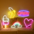 thumbnail image 3 of Led Abierto Letrero De Neón Lámpara De Modelado De Neón Alimentada Por Usb Lámpara Decorativa De Acrílico Ampliamente Utilizada Para La Decoración Del Hogar Sala De Estar Dormitorio Club Vogacara HA013432-00, 3 of 6