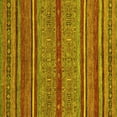 thumbnail image 1 of Ahgly Company Indoor Square Abstract Yellow Modern Area Rugs, 6' Square, 1 of 4