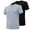 Light Blue, variant on Alkepwun 2 Pack Men's Undershirts Cotton T-Shirt Fit Soft Moisture-Wicking Undershirt Crew Neck Tees Topd