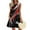 Black, variant on Women's Casual Summer Dress, Sleeveless Round Neck Sundress with Patriotic Print, Lightweight Outfit for Travel and Festivals,Black L