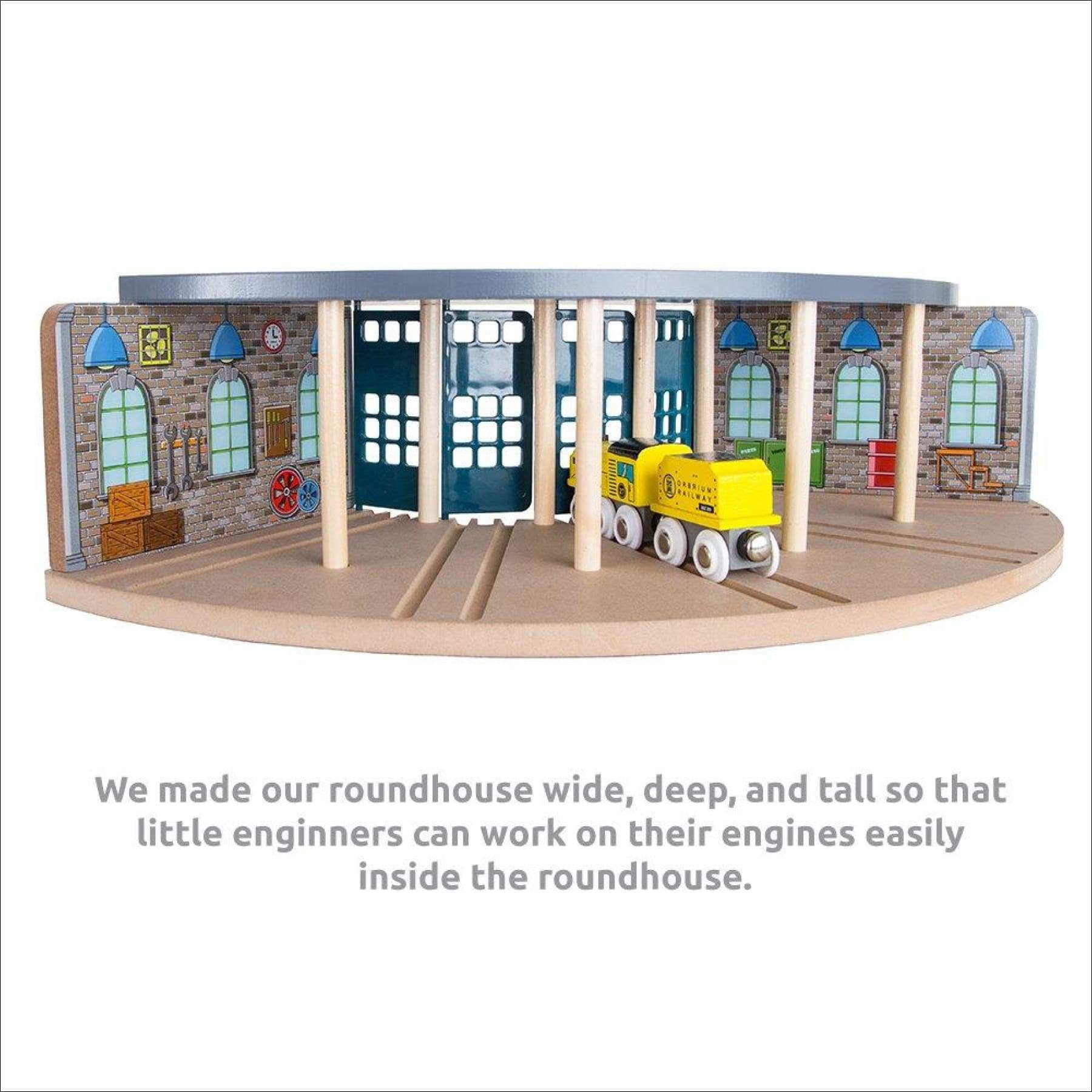 brio engine shed roundhouse