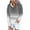Gray, variant on hotojiny Sweatshirts for Women Long Sleeve Casual Hoodies Button Collar Drawstring Pullover Tops with Pocket