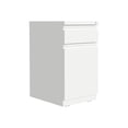 thumbnail image 3 of Hirsh Caisson Mobile Profond de 20 Pouces pour Dossiers, Boîte Métallique à 2 Tiroirs, Sac à Dos, Blanc, 3 of 5